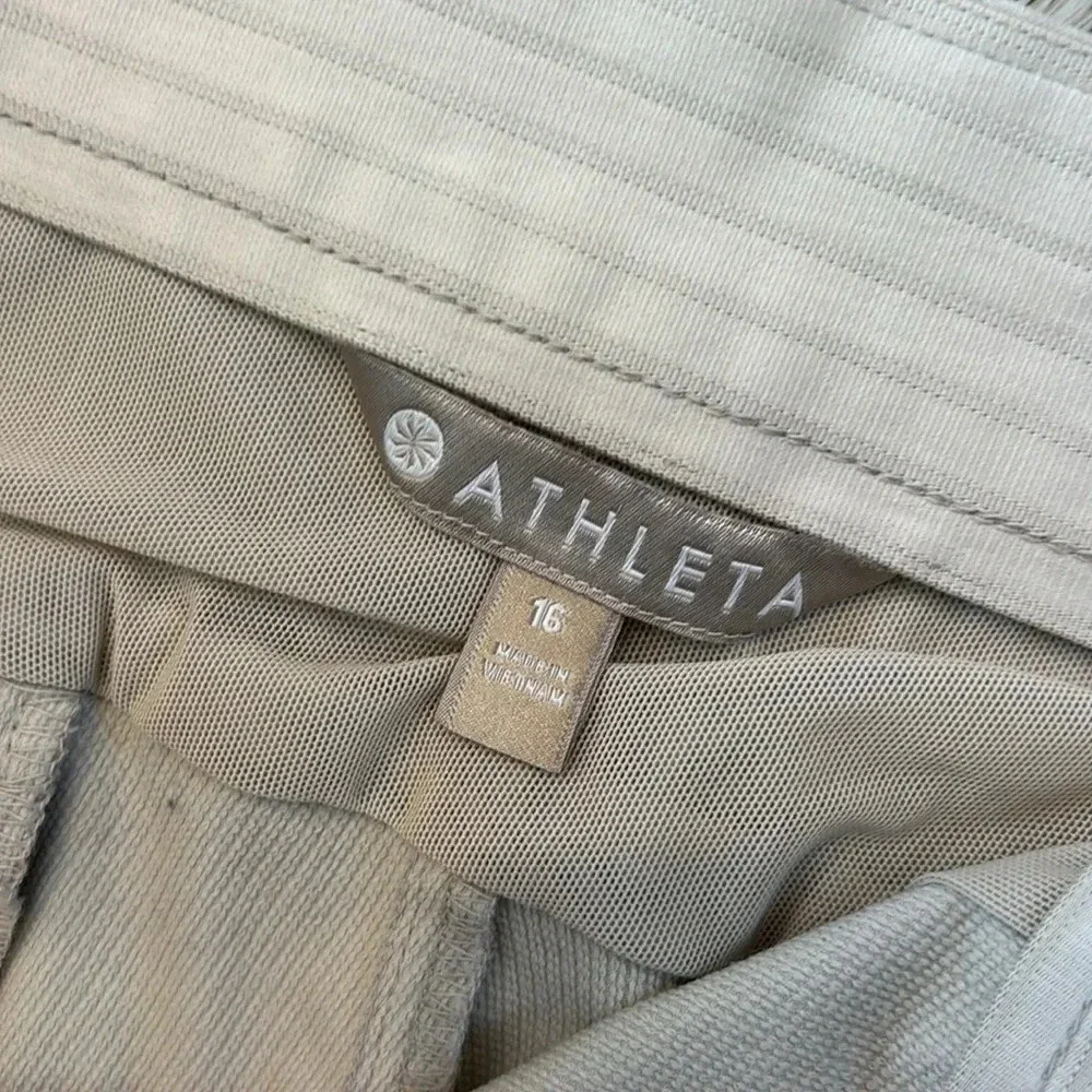 Athleta Wander Straight Pants in Birch Gray size 16